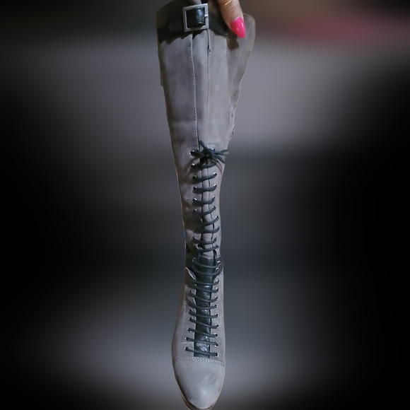 Nine West NWMYBOO DARK GREY/BLACK size 10M - Picture 3 of 10